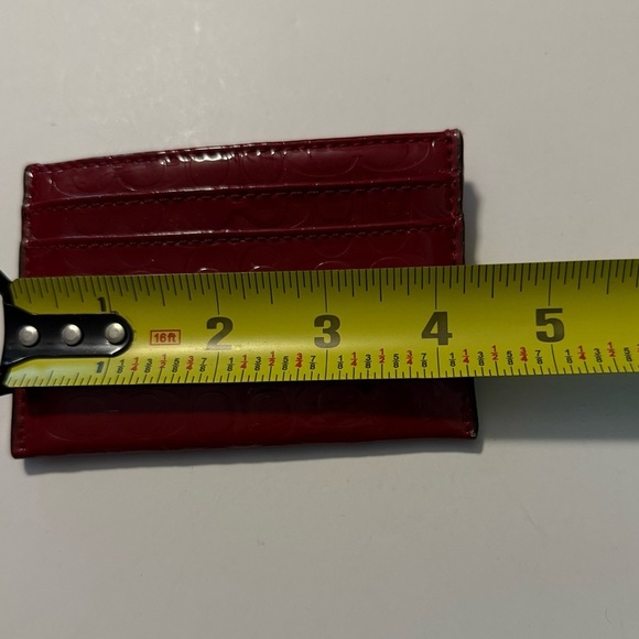 Coach Red Card Holder - Picture 3 of 4